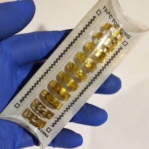 Elegant & Stylish Gold Tone Toe Rings Set of 10 - Unisex Fashion Accessories #2